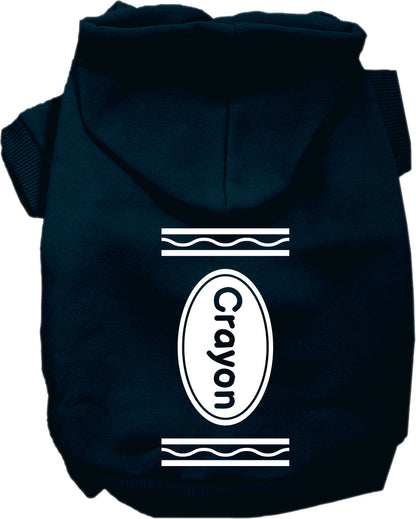 Halloween Pet Hoodie "Crayon Costume"