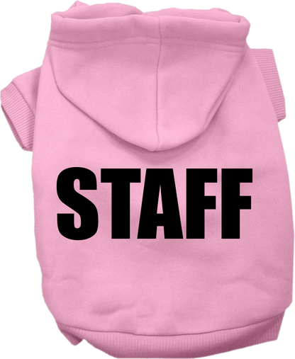 Halloween Pet Costume Hoodie Screen Printed, "Staff"