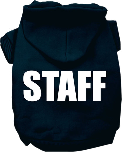 Halloween Pet Costume Hoodie Screen Printed, "Staff"