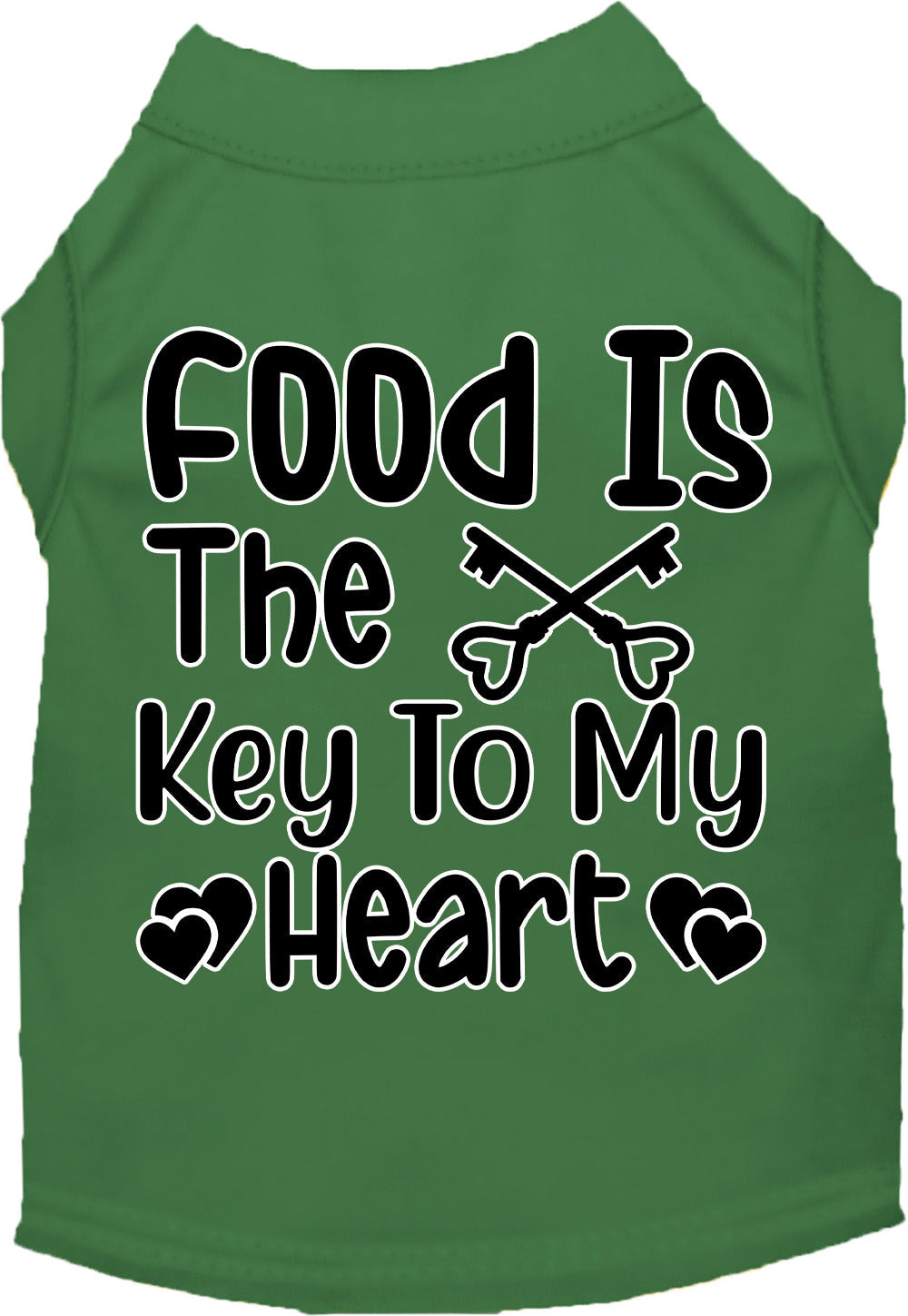 Fun Cat or Dog Shirt for Pets "Food is the Key"