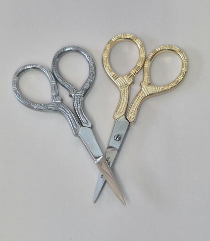 Needlepoint Scissors 4" Ornate Handle