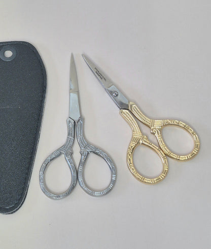 Needlepoint Scissors 4" Ornate Handle