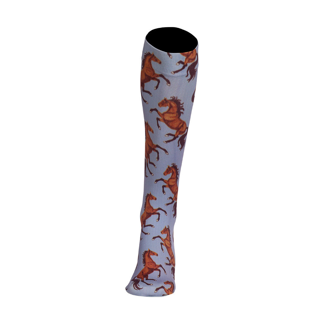 AWST Int'l Lila Bay Horses Socks