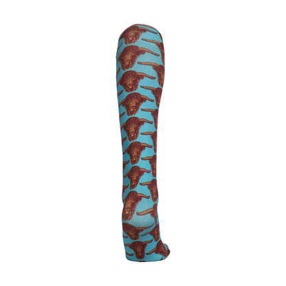AWST Int'l Vintage Bull Head Boot Socks