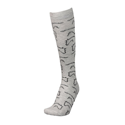 AWST Int'l Ladies Horse Heads Knee Socks - 6 pack