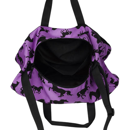 AWST Int'l Lila Silhouette Horse Duffle