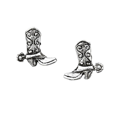 AWST Int'l Cowboy Boot Earrings w/Colorful Cowboy Hat Gift Box