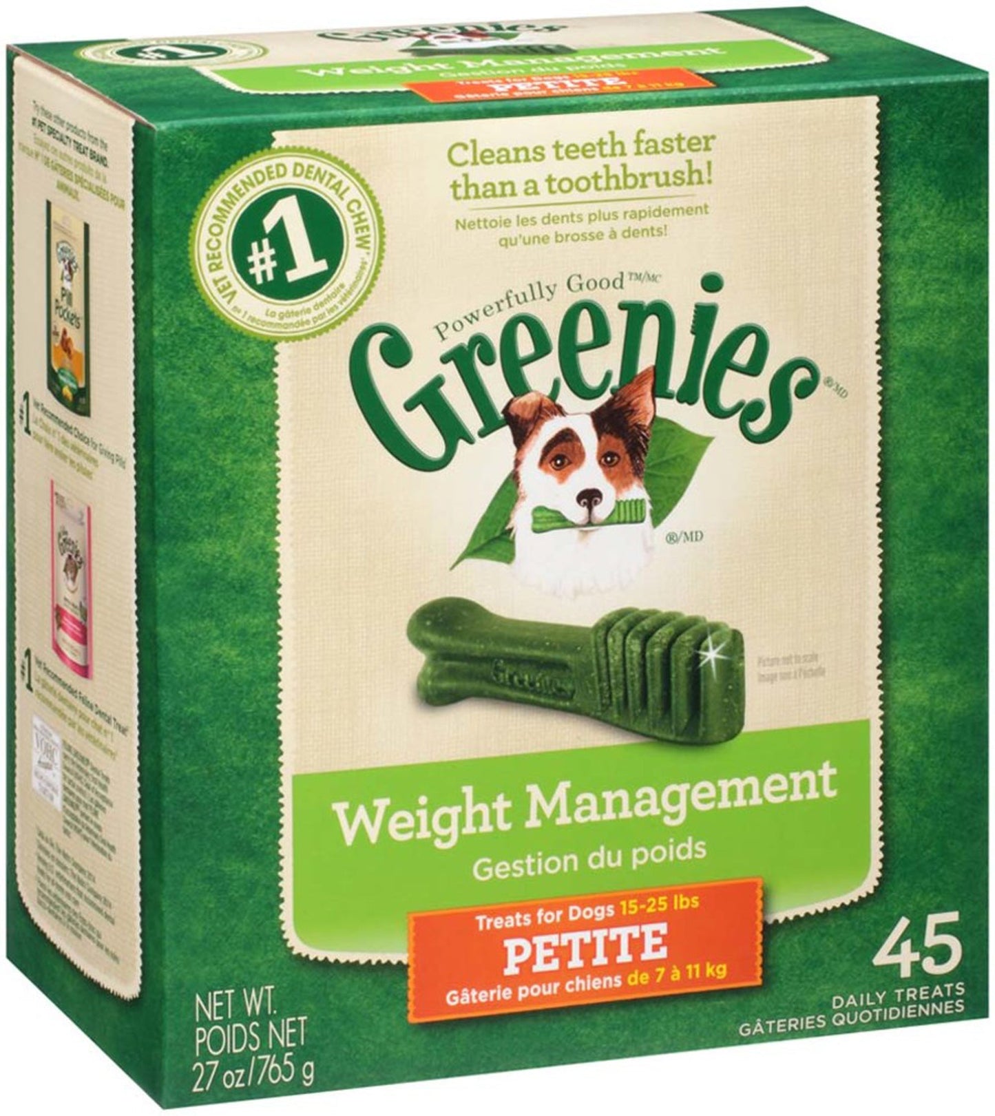 GREENIES Weight Management Dental Treats Petite 27oz