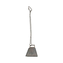 A&E Happy Beaks Silver Bird Bell on Chain Bird Toy Large