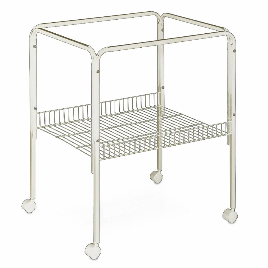 A&E Cage Universal Stand White 2pk