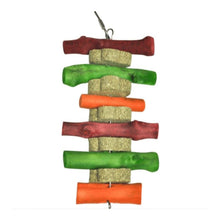 A & E Nibbles-Timothy-Hay-Stack-Chews-with--Wood-Sticks-Small