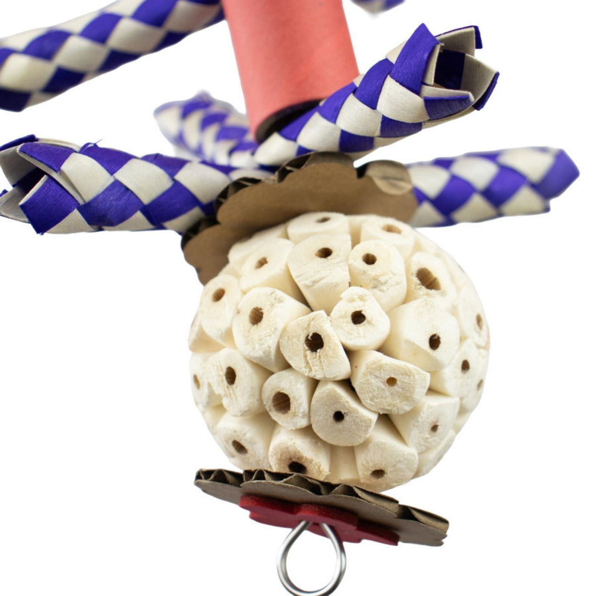 A & E Cages Happy Beaks Twirly Whirly Sola Bird Toy 1ea