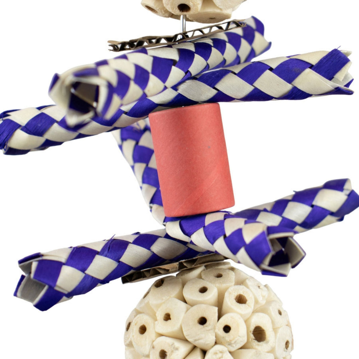 A & E Cages Happy Beaks Twirly Whirly Sola Bird Toy 1ea