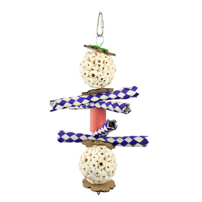 A & E Cages Happy Beaks Twirly Whirly Sola Bird Toy 1ea