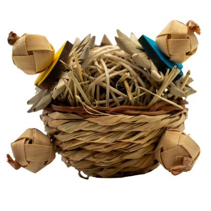 A & E Cages Nibbles Heart Haven Hay Basket Small Animal Toy 1ea/One Size