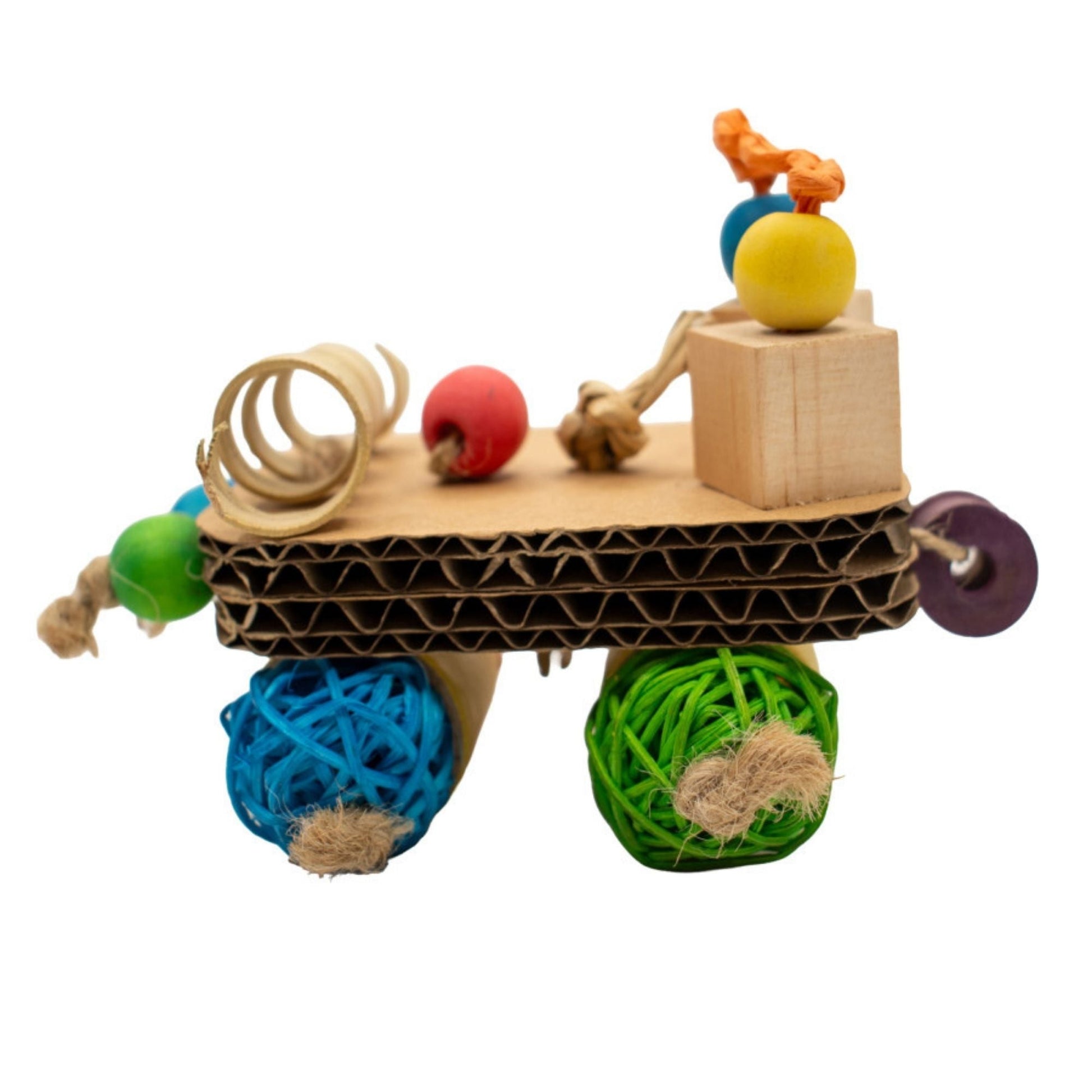 A & E Cages Nibbles Cardboard Cruiser Small Animal Toy 1ea/One Size