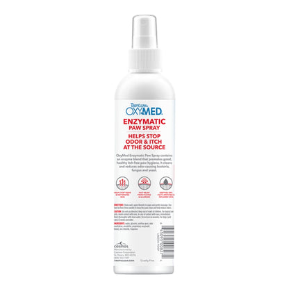 Tropiclean Oxymed Dog Enzymatic Paw Odor & Itch Spray 8oz.