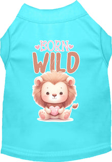 Adorable Cat or Dog Shirt for Pets "Born Wild"