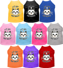 Adorable Cat or Dog Shirt for Pets "Cat Got Your Tongue"