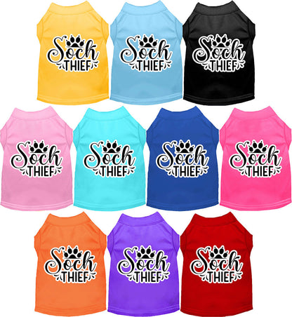 Fun Cat or Dog Shirt for Pets "Sock Thief"