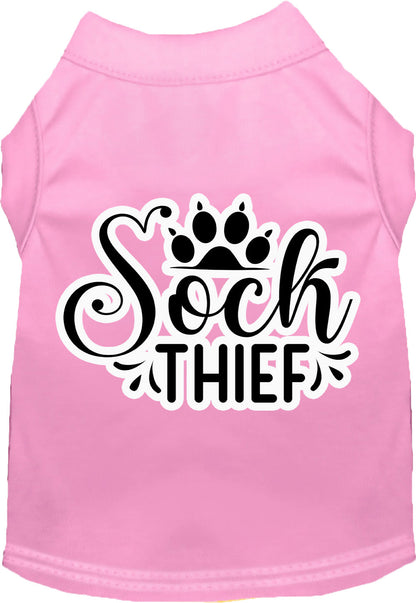 Fun Cat or Dog Shirt for Pets "Sock Thief"
