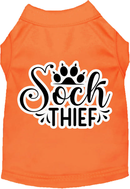 Fun Cat or Dog Shirt for Pets "Sock Thief"