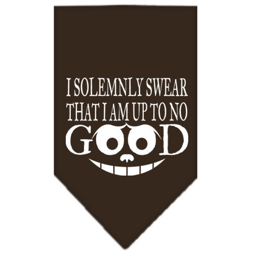 Pet and Dog Bandana, "I Solemnly Swear That I Am Up To No Good"