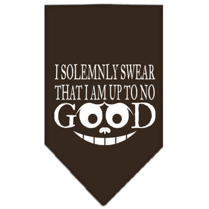 Pet and Dog Bandana, "I Solemnly Swear That I Am Up To No Good"