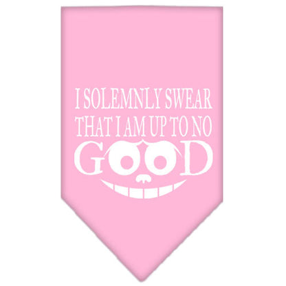 Pet and Dog Bandana, "I Solemnly Swear That I Am Up To No Good"