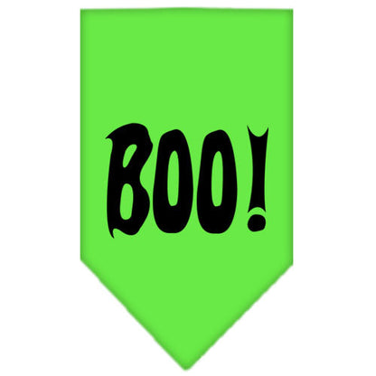Halloween Pet and Dog Bandana, Screen Printed, "Boo"