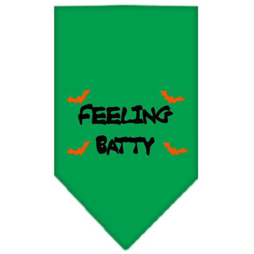 Halloween Pet and Dog Bandana Screen Printed, "Feeling Batty"