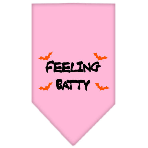 Halloween Pet and Dog Bandana Screen Printed, "Feeling Batty"