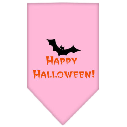 Halloween Pet and Dog Bandana Screen Printed, "Happy Halloween"