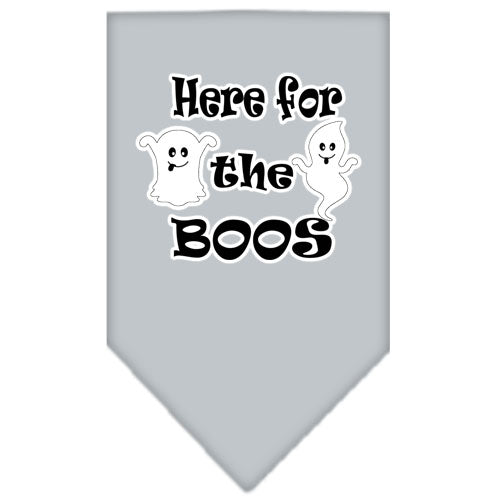 Halloween Pet and Dog Bandana Screen Printed, "Here For The Boos"