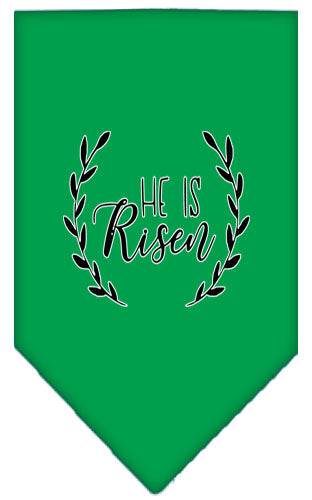 Pet and Dog Bandana Screen Printed, "He Is Risen"