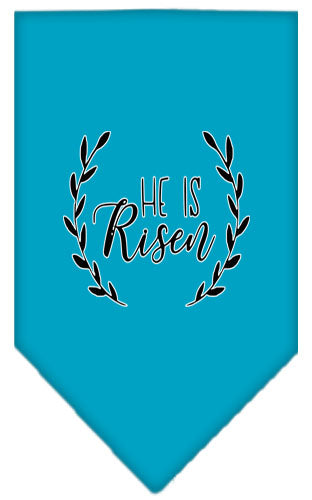 Pet and Dog Bandana Screen Printed, "He Is Risen"