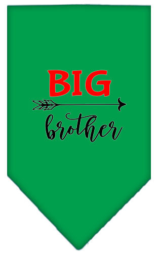Pet and Dog Bandana Screen Printed, "Big Brother"