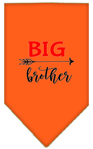 Pet and Dog Bandana Screen Printed, "Big Brother"