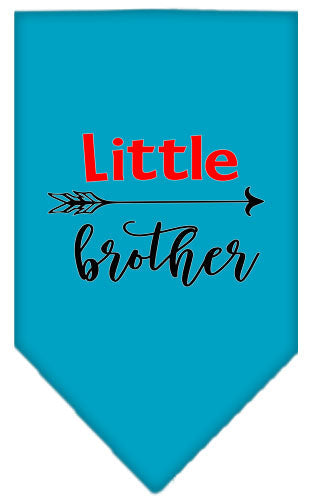 Pet and Dog Bandana Screen Printed, "Little Brother"