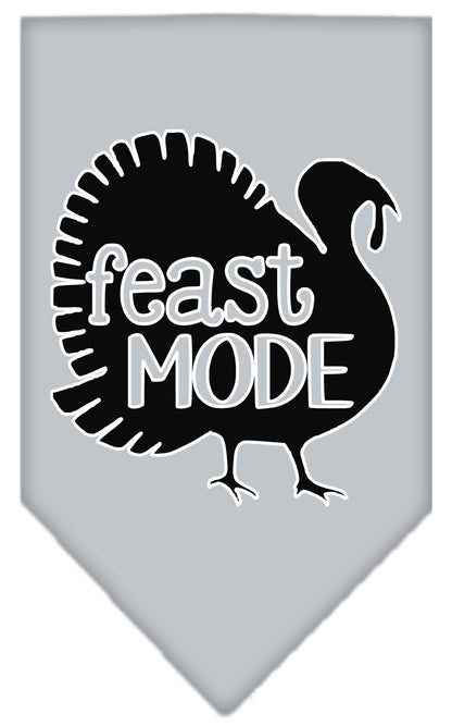Pet and Dog Bandana Screen Printed, "Feast Mode"