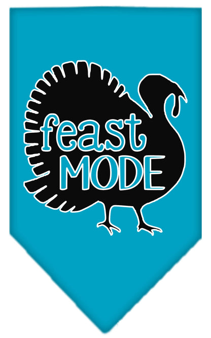 Pet and Dog Bandana Screen Printed, "Feast Mode"