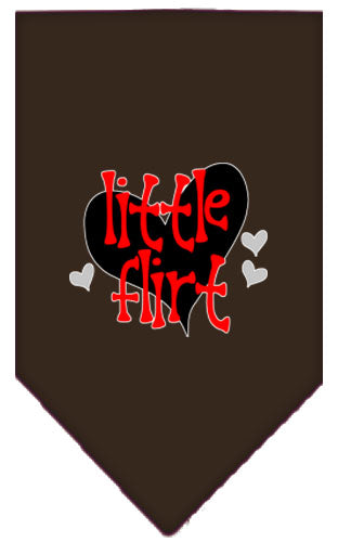 Pet and Dog Bandana Screen Printed, "Little Flirt"