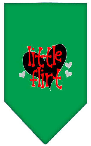 Pet and Dog Bandana Screen Printed, "Little Flirt"