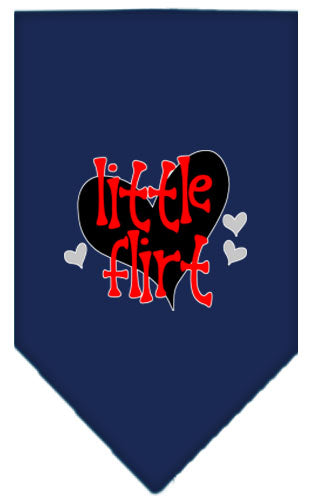 Pet and Dog Bandana Screen Printed, "Little Flirt"
