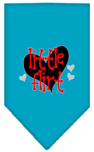 Pet and Dog Bandana Screen Printed, "Little Flirt"