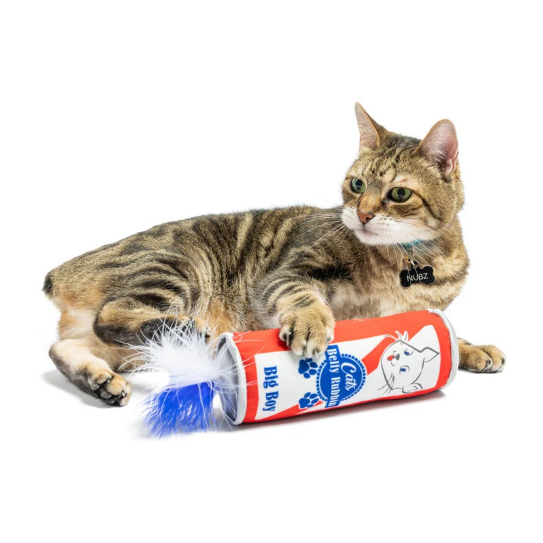 H&K C Cats Belly Rubbin Organic Catnip Plush Crinkle