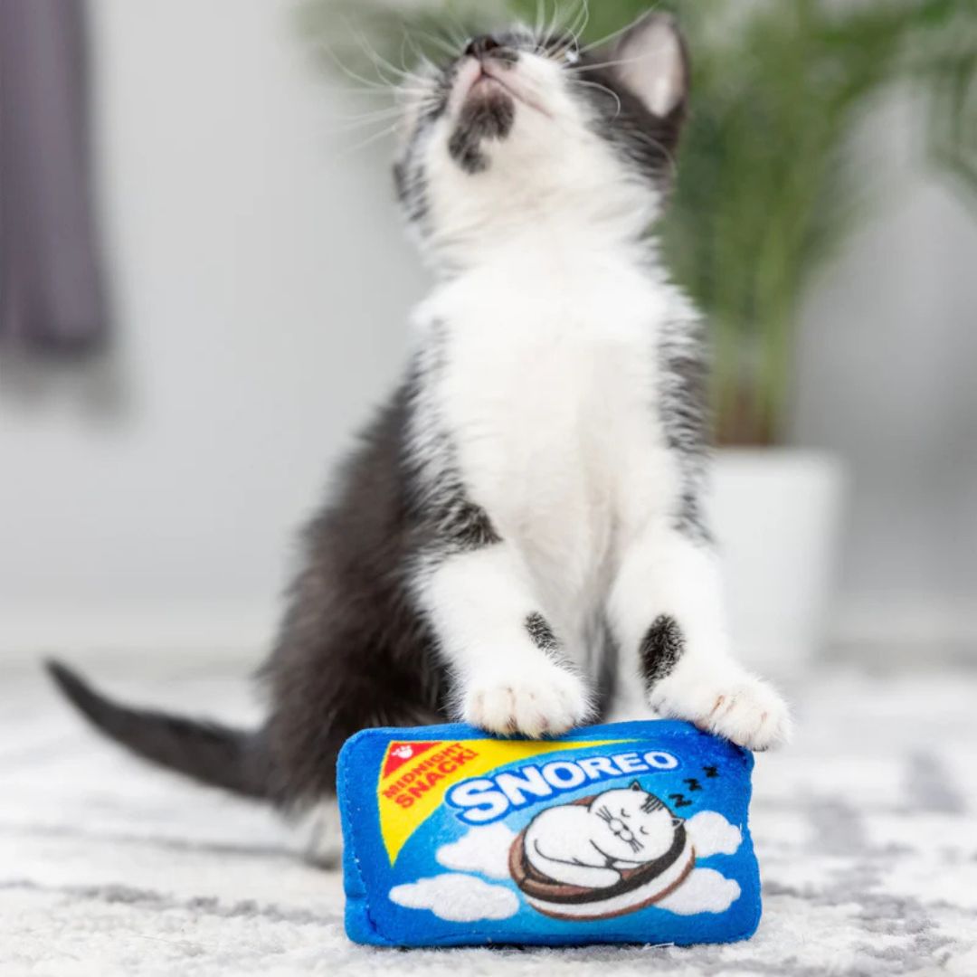 H&K C Snoreo Cookies Organic Catnip Plush Crinkle