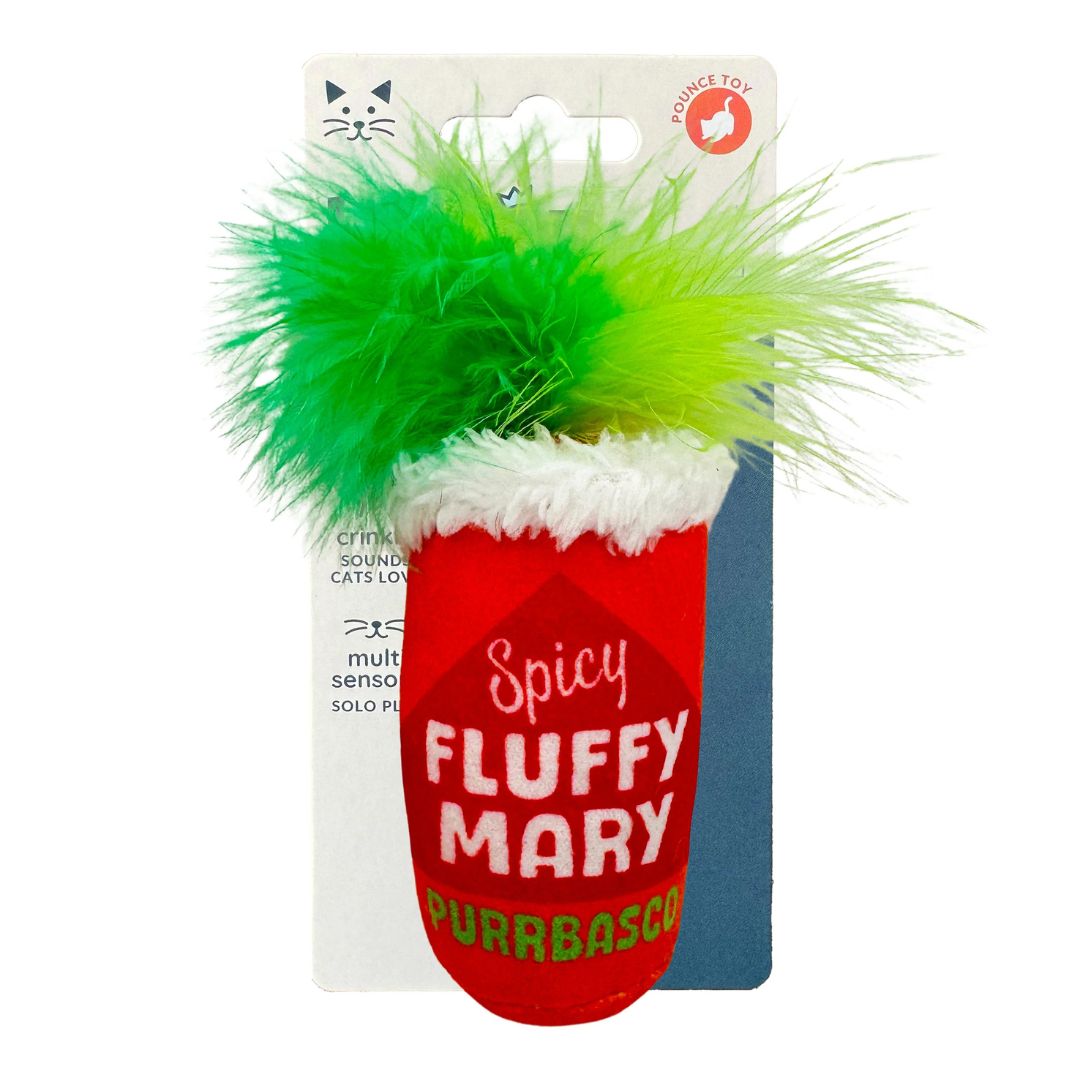 H&K C Fluffy Mary Organic Catnip Plush Crinkle