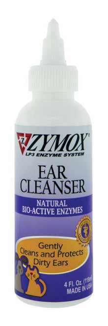 Zymox Ear Cleanser 4oz bottle