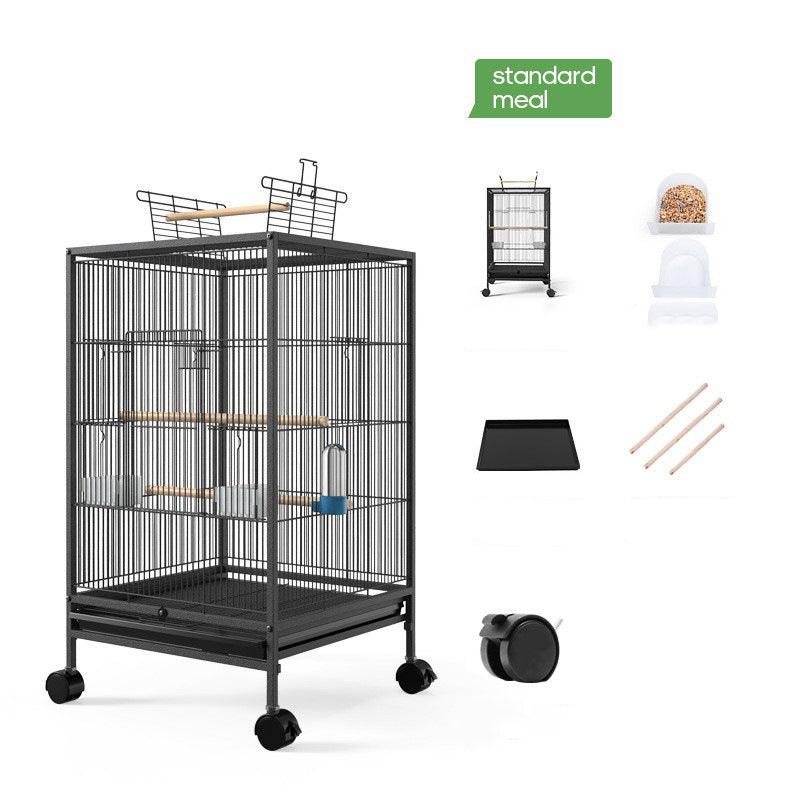 The Majestic Aviary: A Stylish Metal Bird Cage For Xuanfeng Parrots